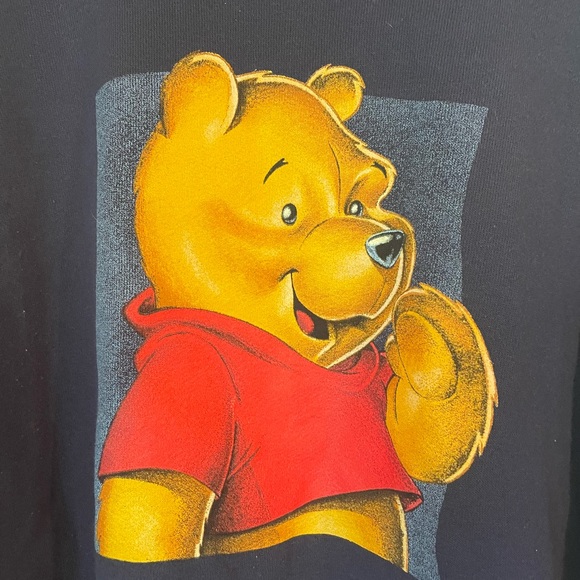 Disney store Winnie the Pooh sweatshirt size L navy blue - Picture 2 of 5